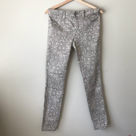 Free People Denim - Free People Floral Skinny Jeans